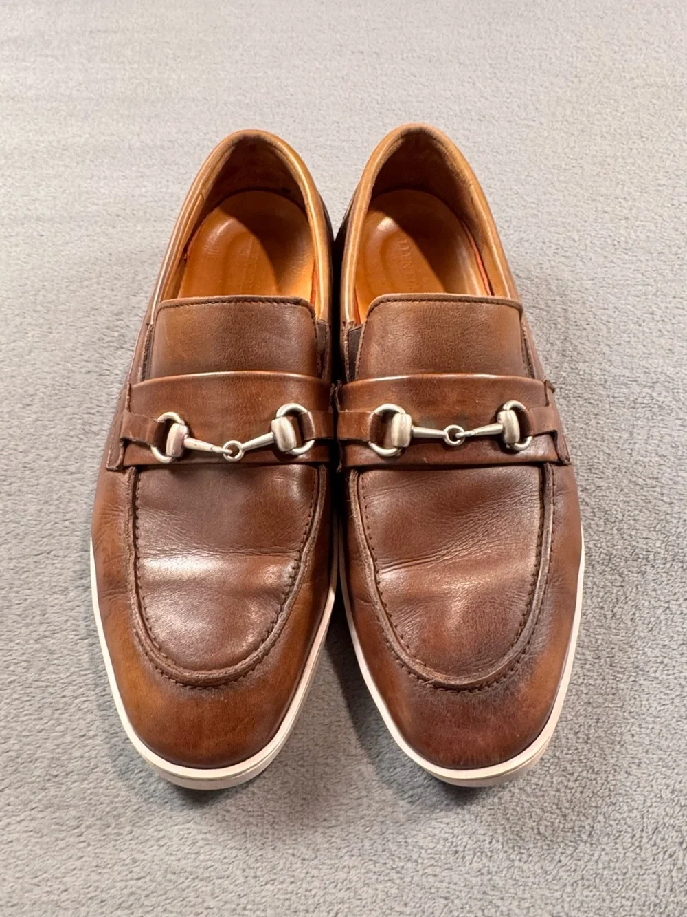 Allen Edmonds Randolph Brown Leather HorseBit Loafer Sneakers
